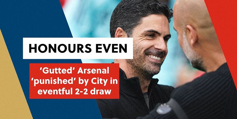 Arsenal are the biggest contender in the last two years: Guardiola 