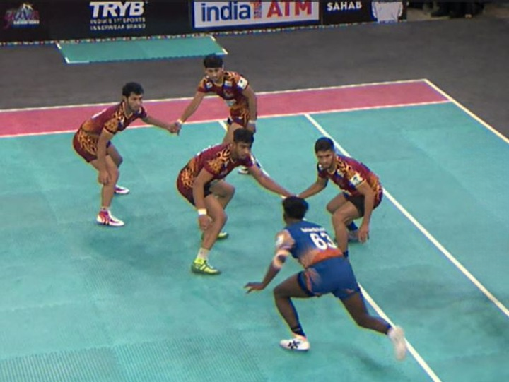 Karpagam Raiders 31-26 Kurukshetra Warriors | Match 104