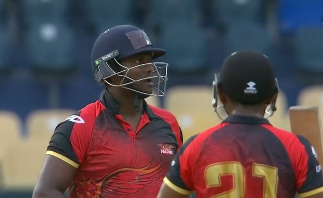 Fab Four! Mathews hammers 4 consecutive sixes off Wickramasinghe