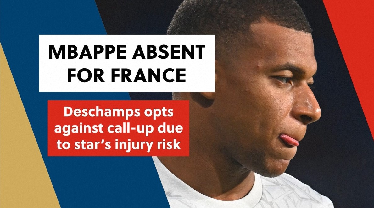 France's Mbappe will miss UEFA Nations League vs Israel