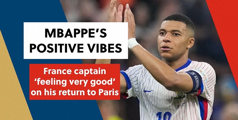 Mbappe feeling very good ahead of his return to Paris