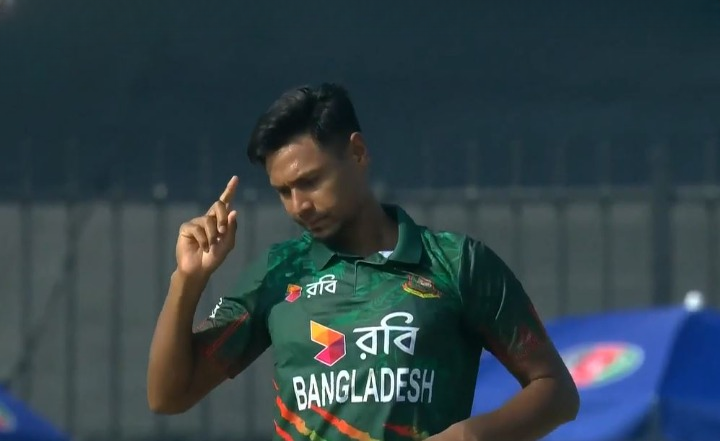 1st ODI: Mustafizur Rahman's 4 for 58 