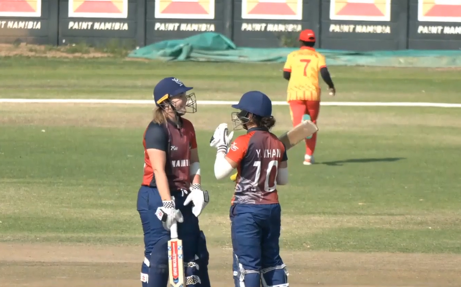 Namibia beat Zimbabwe by 5 wickets 