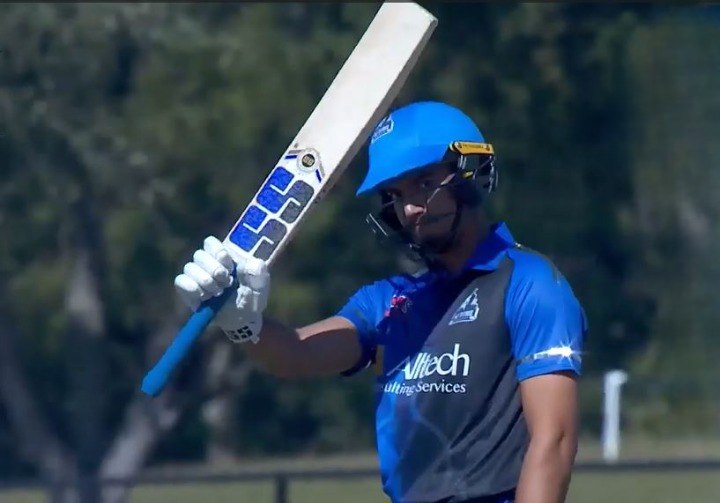 New York Cowboys vs NJ Titans: Sanjay Krishnamurthi's 104* off 49