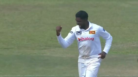 poster url for 2nd Test, Day 4: Nishan Peiris's 6 for 170