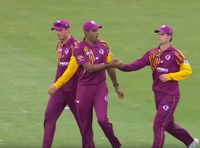 Match 1: Queensland beat Tasmania by 56 runs on DLS 