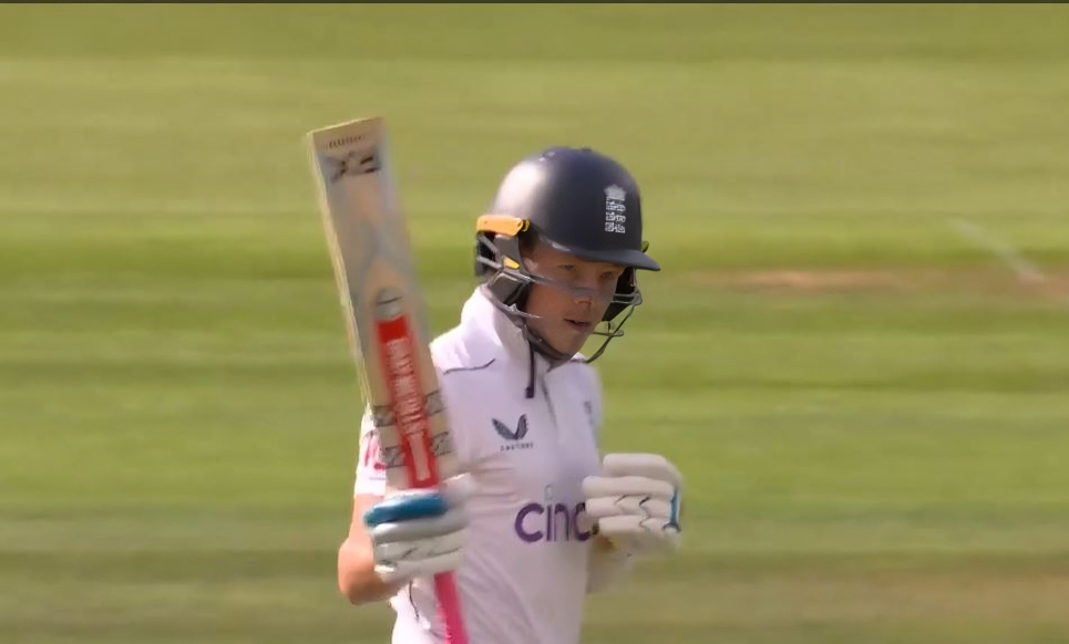 1st Test: Ollie Pope's 57 off 74