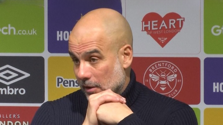 No regrets for Pep after City throw away two-goal lead at Brentford