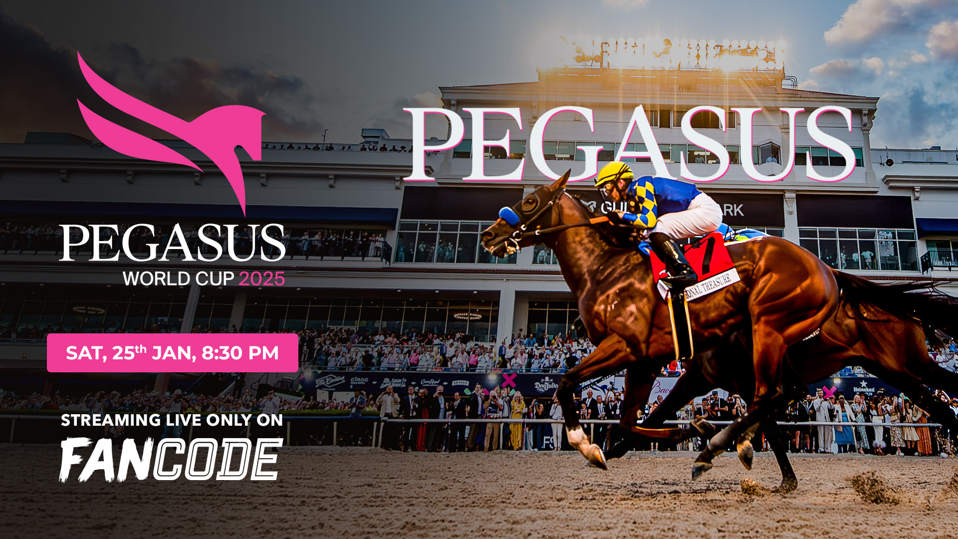 2025 Pegasus World Cup! Live on FanCode