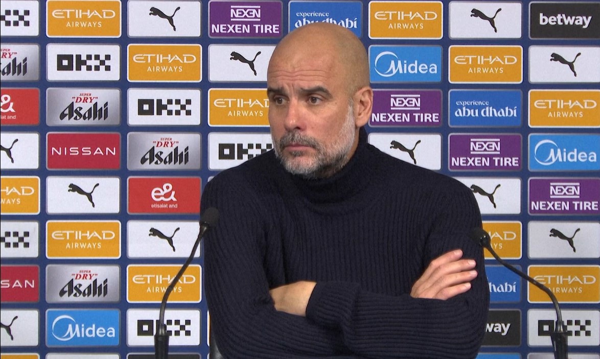 Guardiola says "accept the reality" after City's fifth consecutive loss