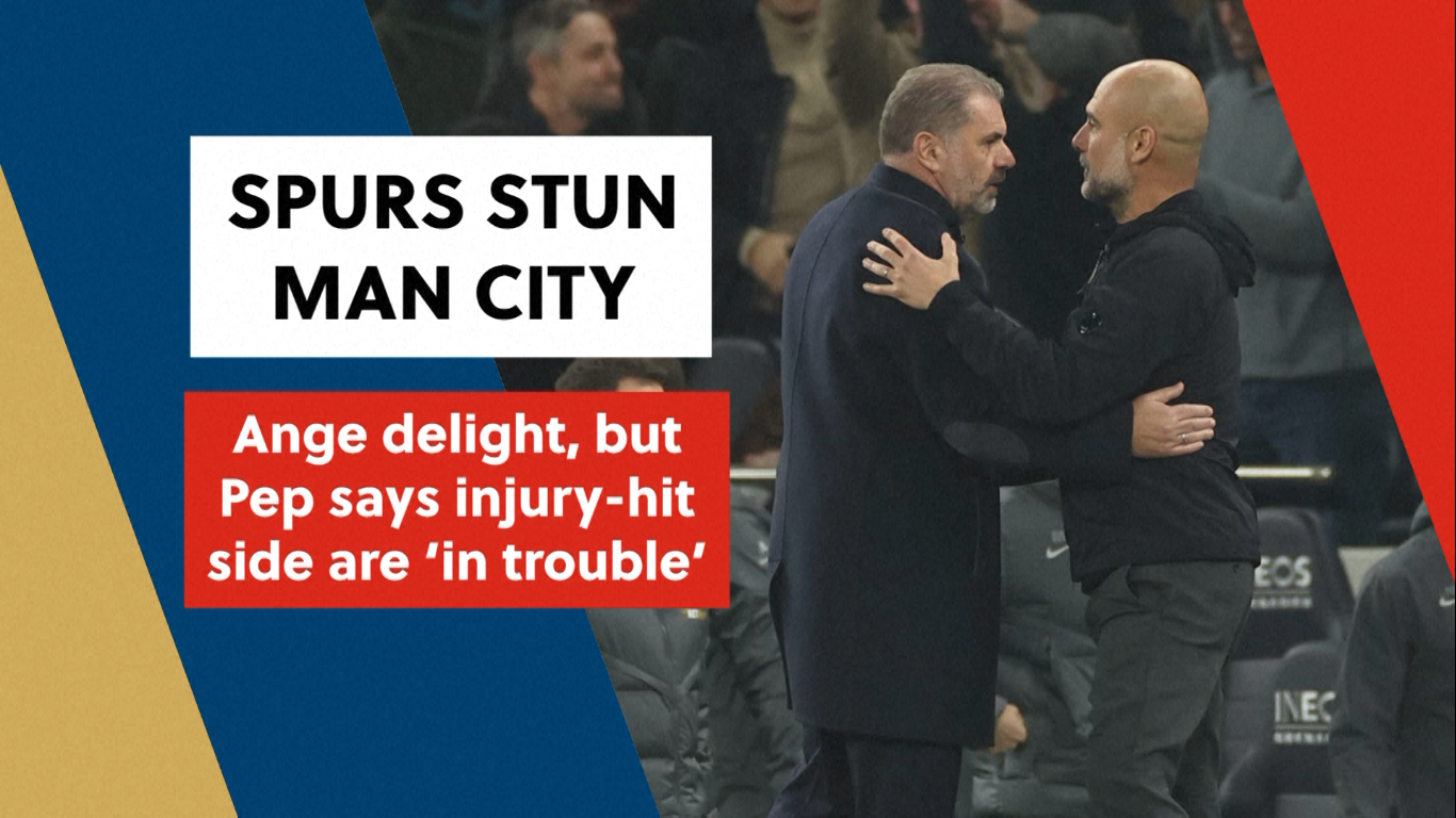 City in Crisis? Spurs’ win delights Postecoglou, alarms Guardiola