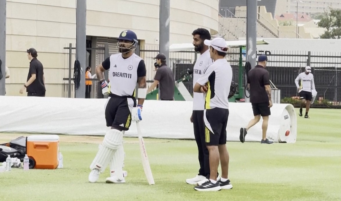 Rain clouds cast a shadow over India's Perth practice!