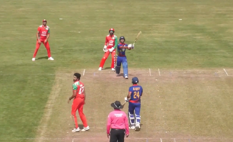 poster url for Nepal vs Oman: Rohit Paudel's 60 off 72