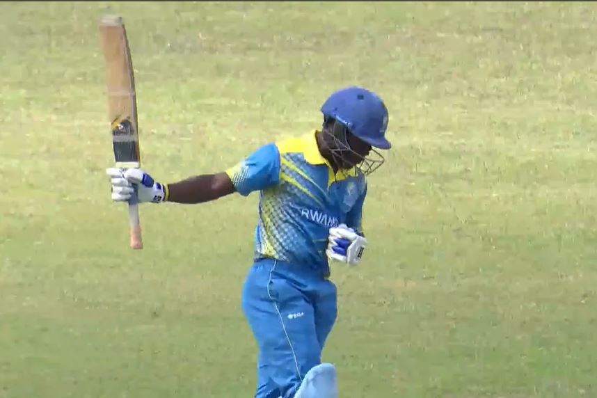 Rwanda vs Zambia: Oscar Manishimwe's 93* off 62