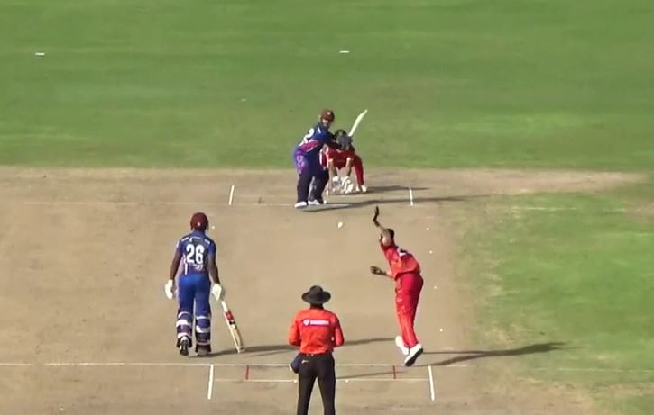 Blue Devils vs Scarlet Ibis Scorchers: Nicholas Sookdeosingh's 62* off 29