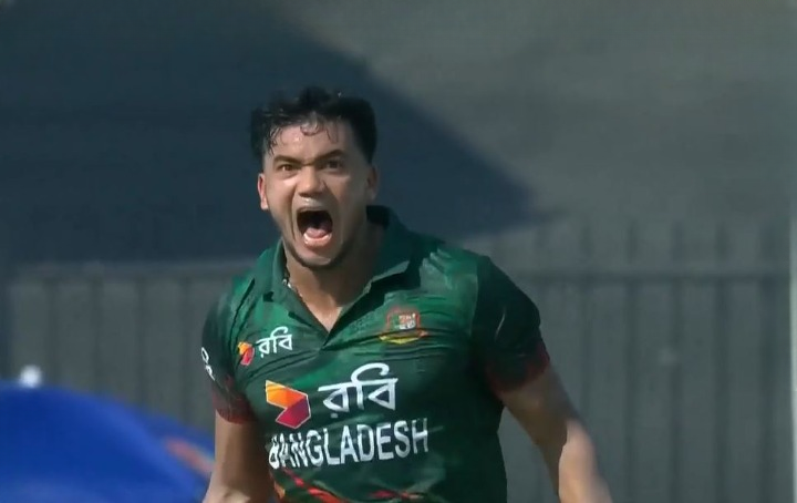 1st ODI: Taskin Ahmed's 4 for 53