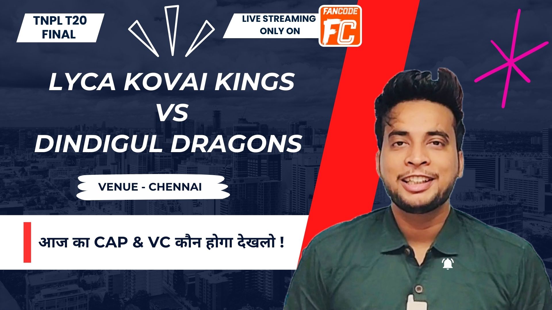 poster url for Final: Lyca Kovai Kings vs Dindigul Dragons | Fantasy Preview