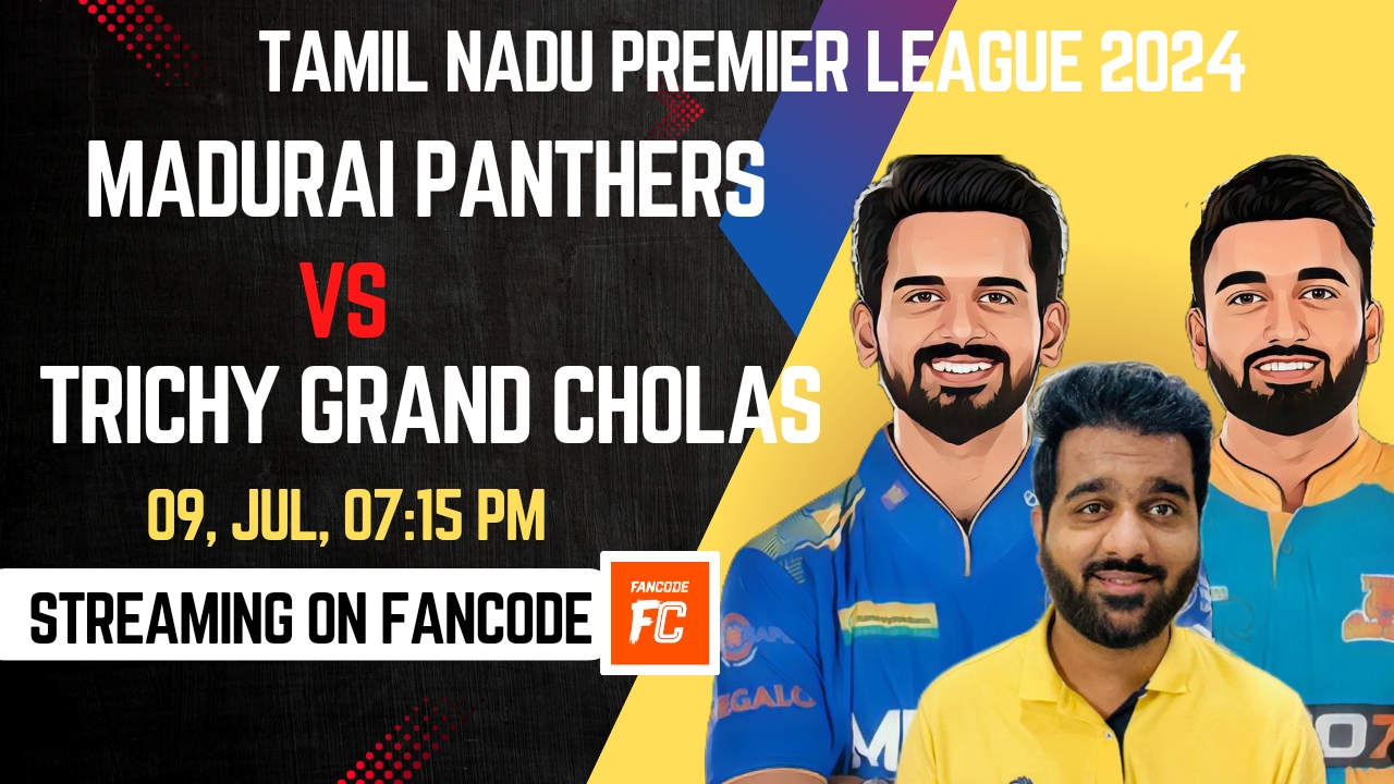 poster url for Match 7: Madurai Panthers vs Trichy Grand Cholas | Fantasy Preview