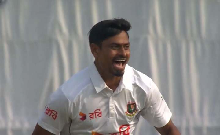 1st Test, Day 1: Taijul Islam's 5 for 49 