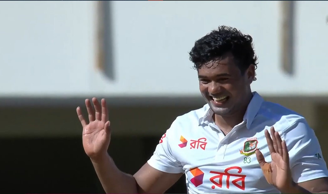 "Shabaash!" Taskin Ahmed bags maiden fifer in Tests!