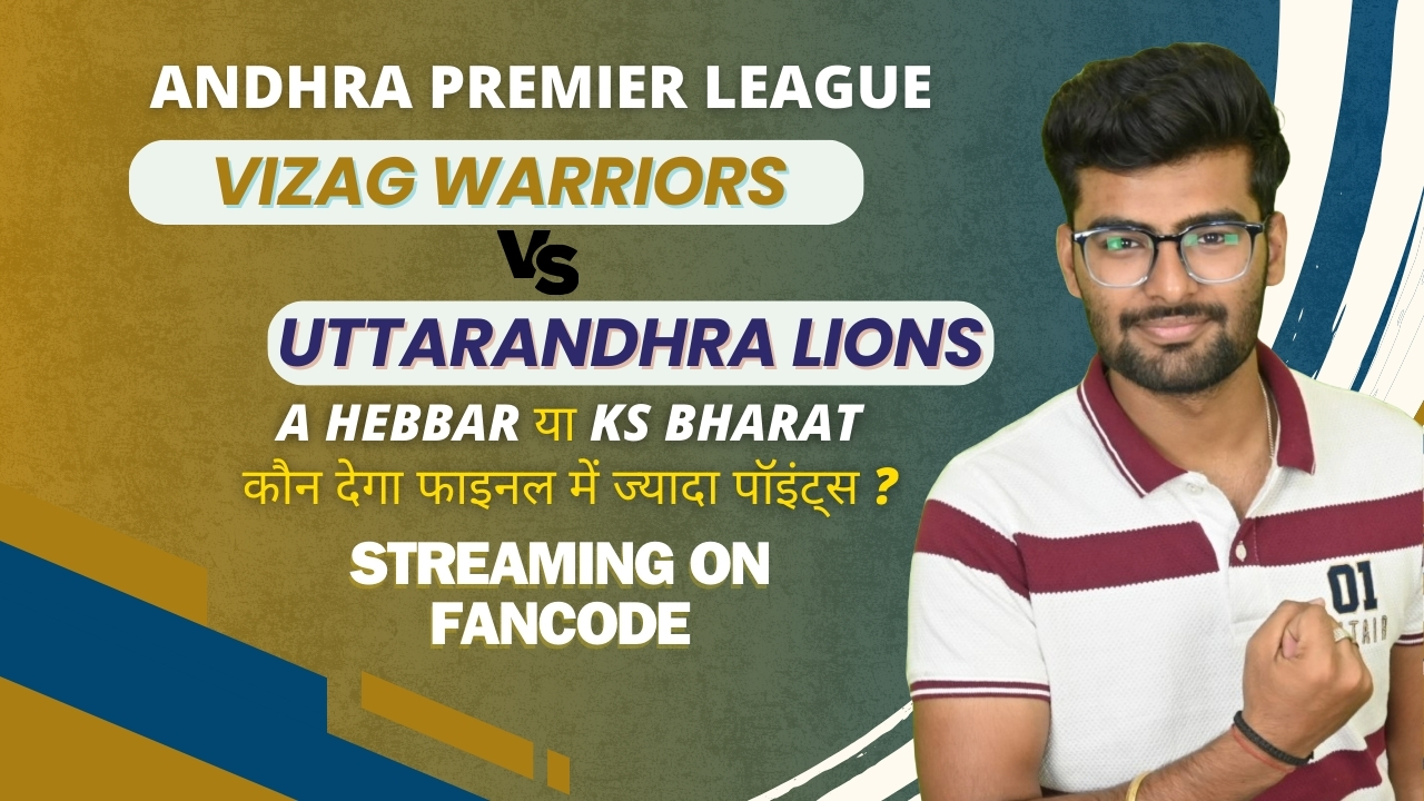 poster url for Final: Vizag Warriors vs Uttarandhra Lions | Fantasy Preview