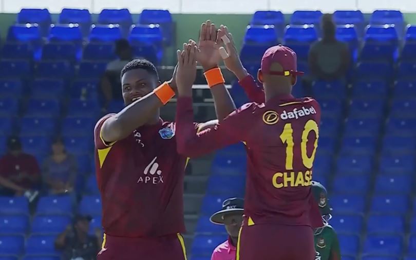 1st ODI: West Indies beat Bangladesh by 5 wickets