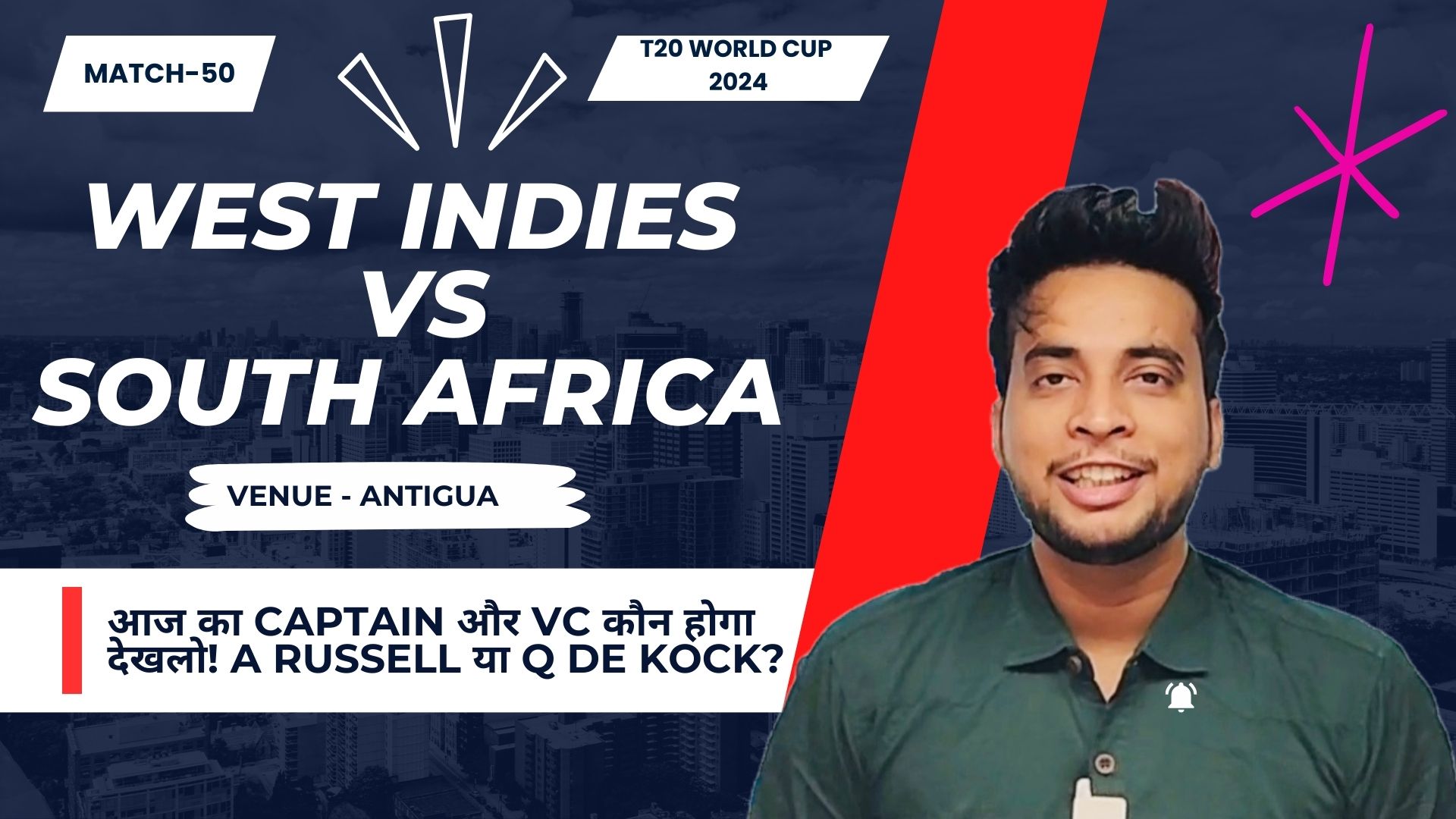Super 8, M10: West Indies vs South Africa | Fantasy Preview