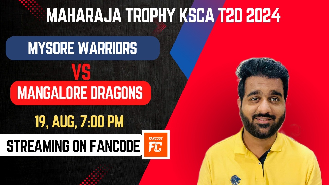 Match 10: Mysore Warriors vs Mangalore Dragons | Fantasy Preview