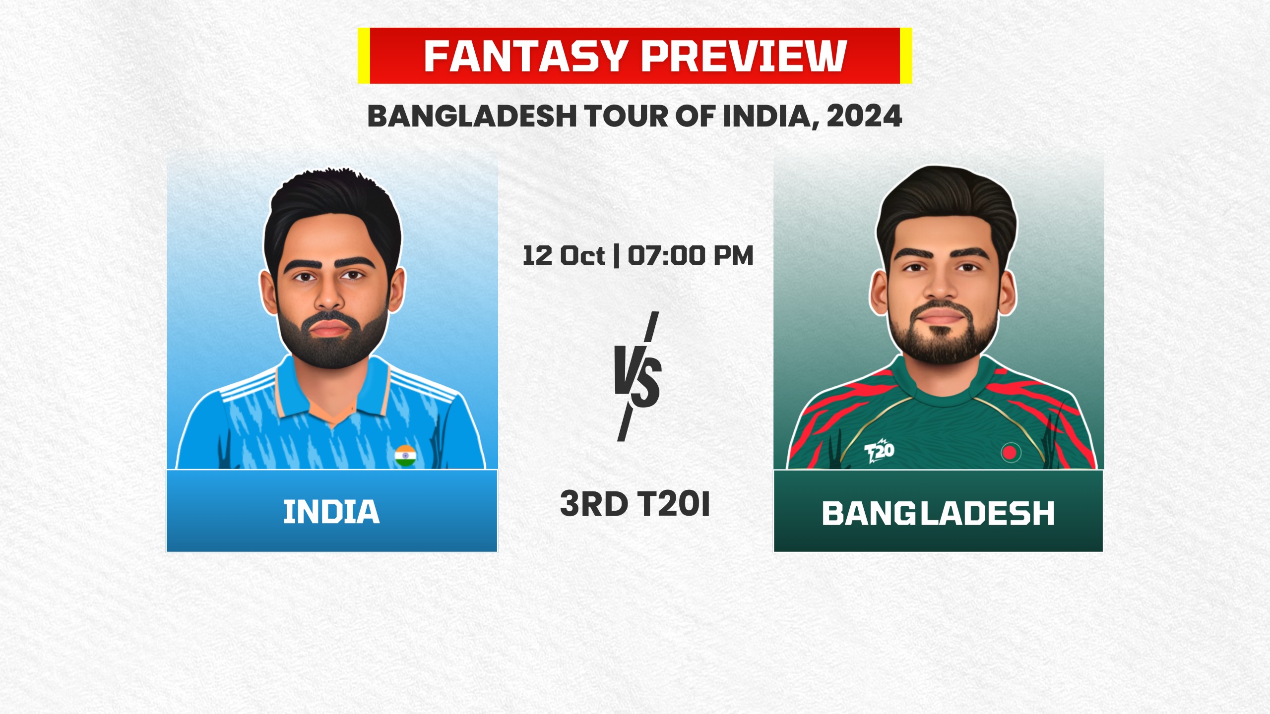 3rd T20I: India vs Bangladesh | Fantasy Preview