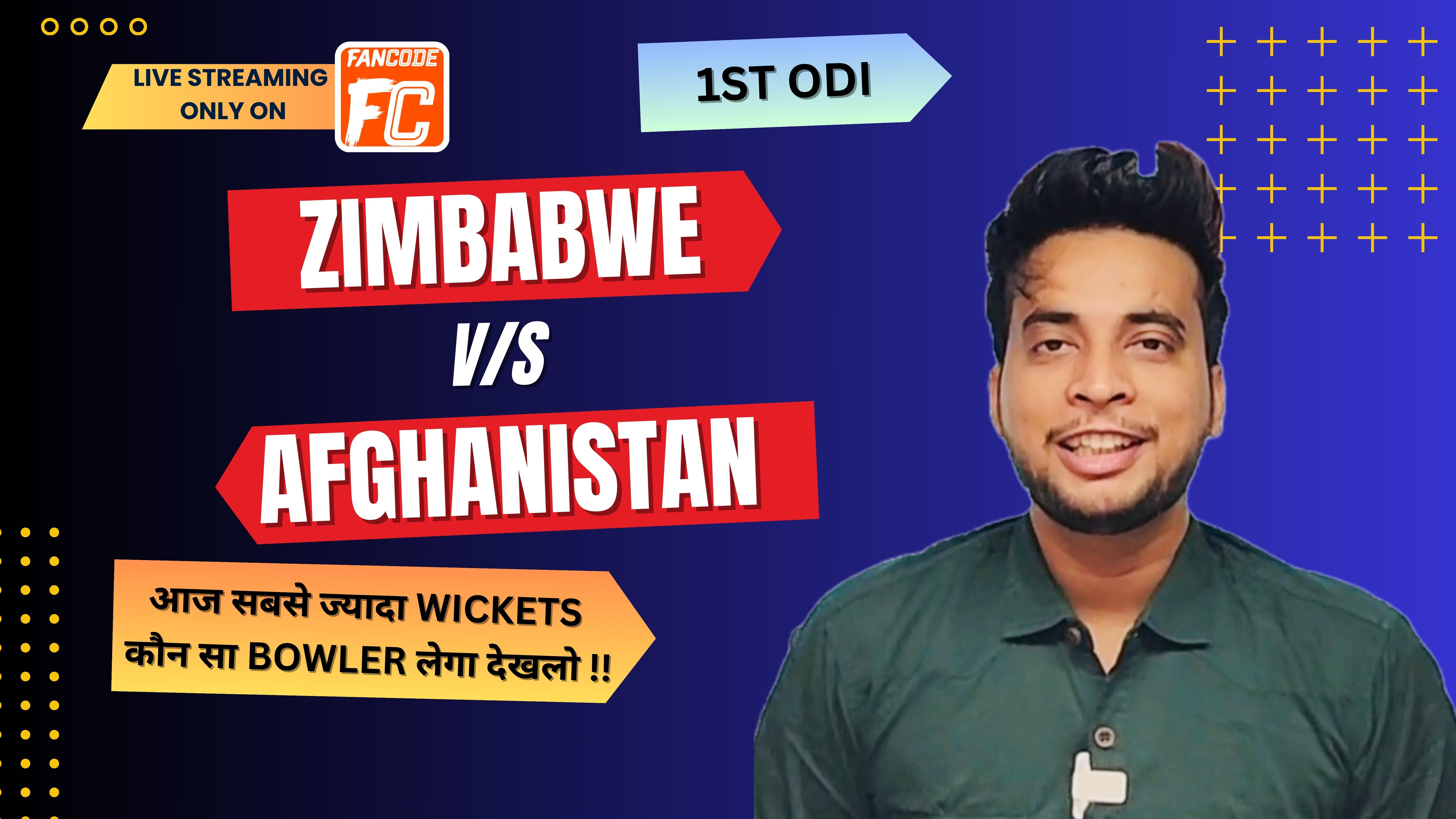 1st ODI: Zimbabwe vs Afghanistan | Fantasy Preview