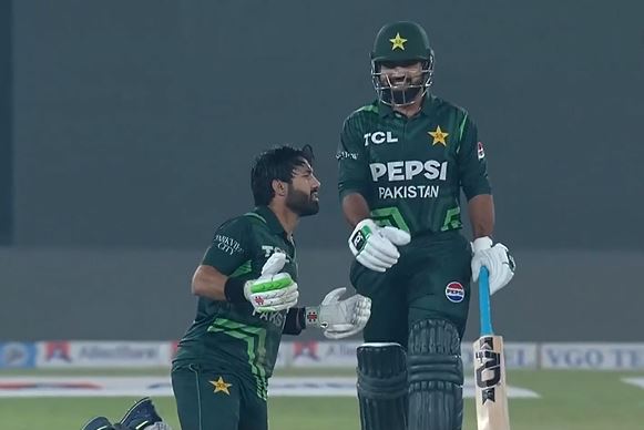 Rizwan and Agha notched up Pakistan's record ODI chase and win