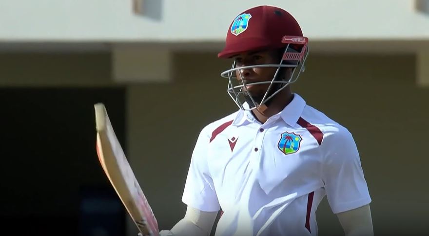 1st Test, Day 1: Alick Athanaze's 90 off 130 