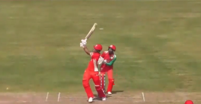 Canada vs Oman: Nicholas Kirton's 57 off 50