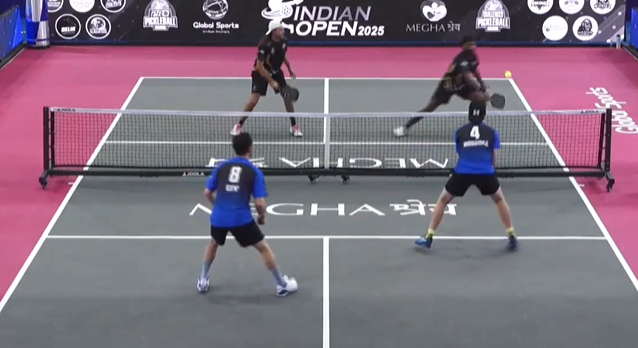 Match 3: Ahmedabad Olympians 22-20 Kolkata Kingz | Men's doubles 