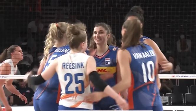 M81: Netherlands 3-0 Canada | Women’s VNL 2024