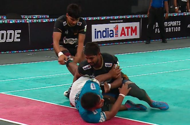 Sachin Gour's Kabaddi ka kamaal performance