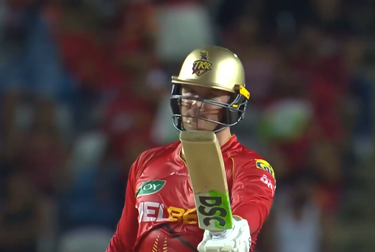 Trinbago vs St Kitts and Nevis: Jason Roy's 64 off 34