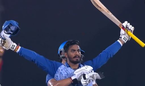 USN Indians vs Nainital SG Pipers: Yuvraj Chaudhary's 103 off 49