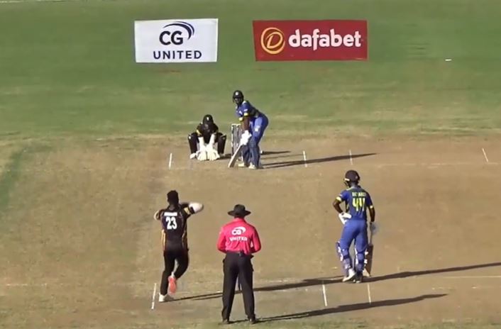 Barbados Pride vs Guyana Harpy Eagles: Demetrius Richards's 65* off 121