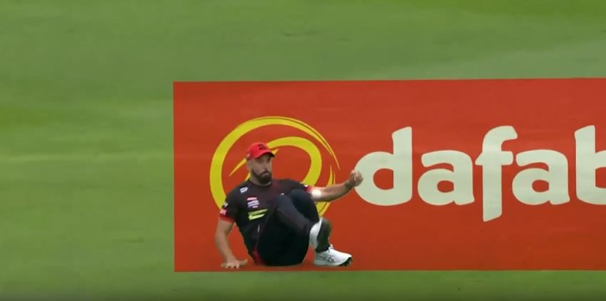 Shoe-Perb! Daryl Mitchell's nail-biting catch stole the show