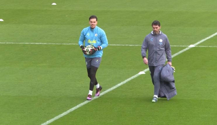 Man City train ahead of UCL play-off clash against Real Madrid