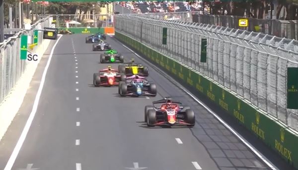 F2 Azerbaijan 2024: Feature Race - Highlights