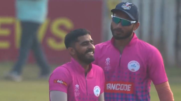 Rajasthan Royals Academy vs Ashtapailu Sports: Savya Gajraj's 4 for 18 