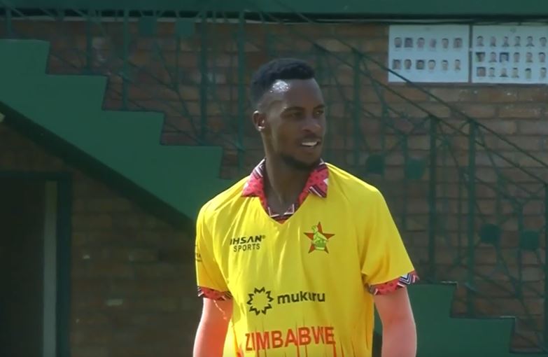 DOUBLE TROUBLE! Trevor Gwandu stung Ireland twice in one over