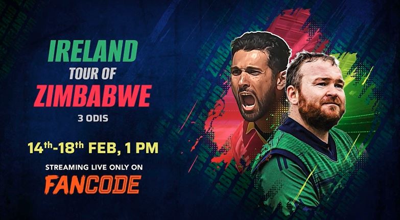 Zimbabwe vs Ireland | 3 ODIs - Live on FanCode!