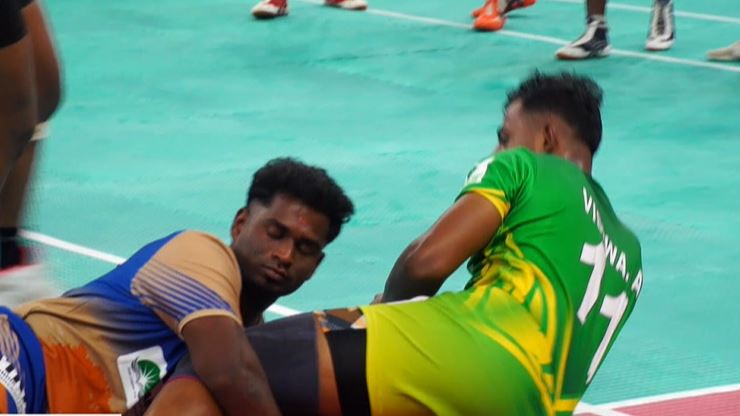 Vishva Asalavan's Kabaddi ka kamaal performance