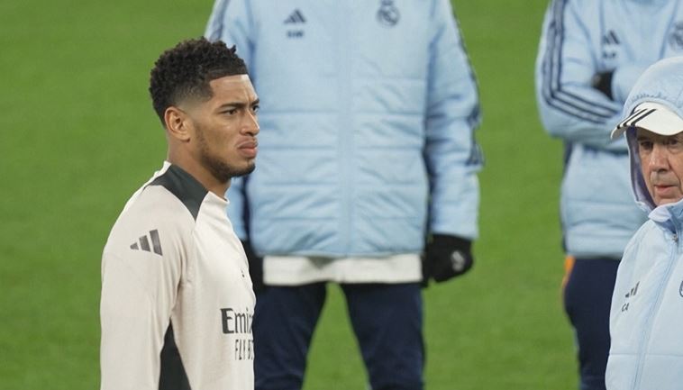 Real Madrid train in Manchester ahead of City showdown