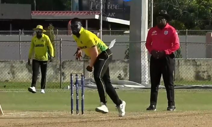 West Indies Academy vs Jamaica Scorpions: Jeavor Royal's 3 for 44