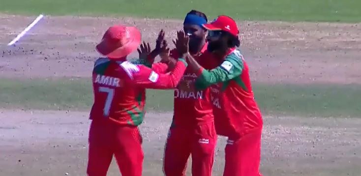 United Arab Emirates vs Oman: Samay Shrivastava's 4 for 25 