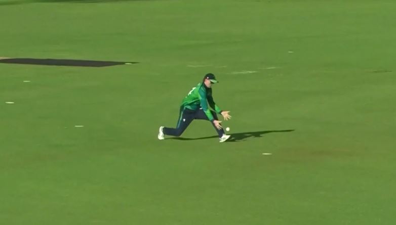 SOLE-FUL SAVE! Gareth Delany’s wild catch off the shoe